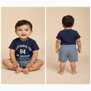 boys california trip 84 tshirt shorts set Print Detail 2